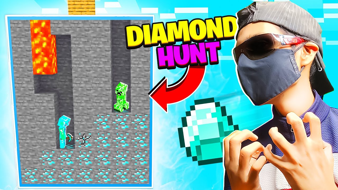 Can i Find Diamonds in Minecraft But World is JAR - DAY 2 - YouTube