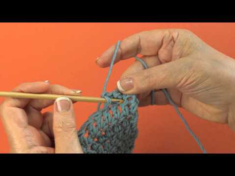 Working In Front Loops Only (Left Hand)