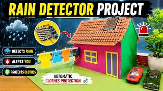 How To Make Rain Detector Project 🌧️|| Rain Sensor || Rain Detector Project #arduino #science #diy
