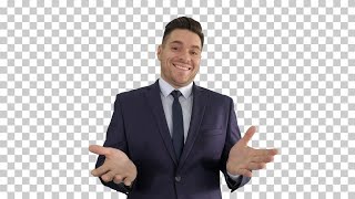 Businessman Smiling At Camera Stock Video