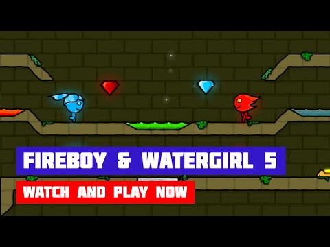 Fireboy And Watergirl 5: Elements The Ice Temple Level 1 To 9 Full