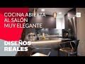 Cocina ABIERTA AL SALÓN y MODERNA