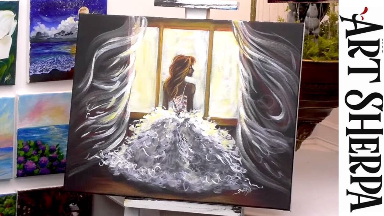 Giveaway : Win an 8x10 original watercolor of your wedding dress