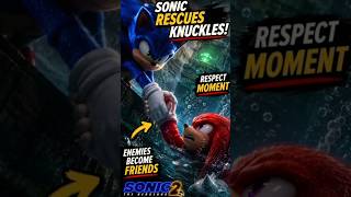 Sonic Saved Knuckles?! The Most Respectful Moment in Sonic 2! ⚡🦔