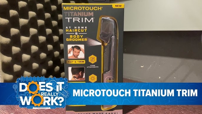 Microtouch Titanium Trim review #2: I CUT MY HAIR 4U [261] - YouTube