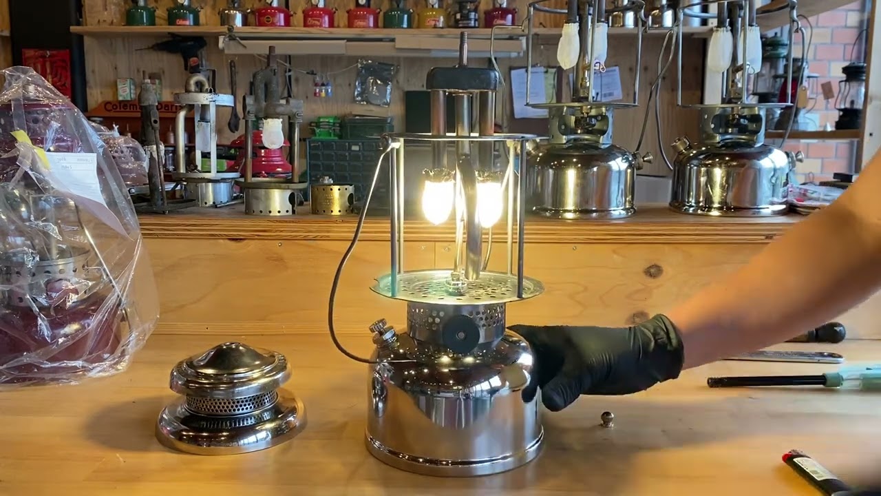 1920s LZ327 Coleman lantern made for YALE etc. 点火動画 vintage