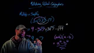 Radical Conjugate Multiplication