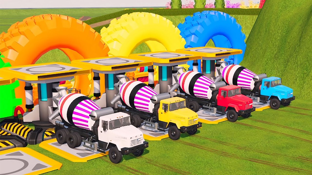 TRANSPORTING MIXER OF COLORS! !   FS 22