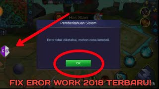 MOBILE LEGENDS BANG BANG UNKNOWN ERROR | HOW TO FIX IT | 3 ... - 