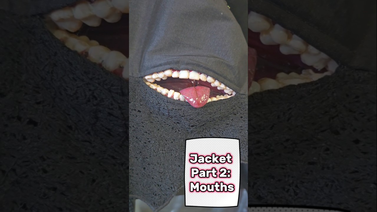 Next up, realistic mouths!Moral of the story, go to the dentist 👍🤣#hanako #cosplay #cosplaytutorial