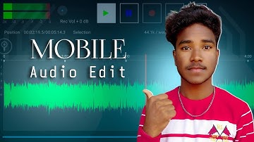 PROFESSIONAL AUDIO in Any MOBILE in 5 Minutes    |     How to Edit Audio on Android