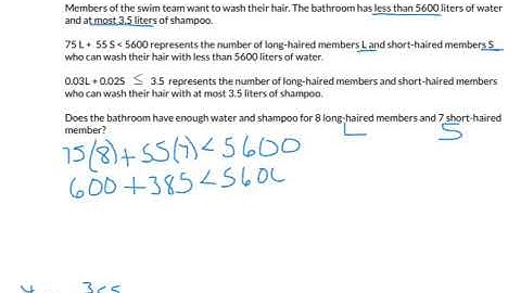 Systems of inequalities word problems