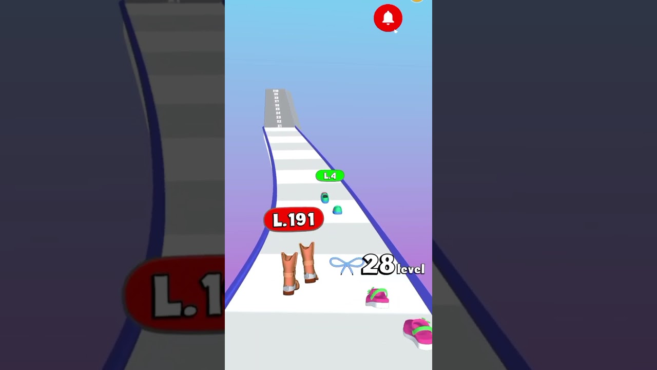 SHOE RUNNER RACE 3D GAME | ANDROID MOBILE 