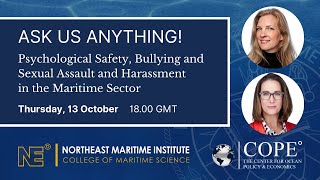 The COPE° Podcast | Episode 7: Psychological Safety, Bullying and SASH in the Maritime Sector