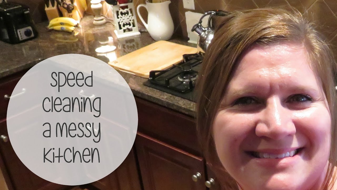 Speed Cleaning | Messy Kitchen - YouTube