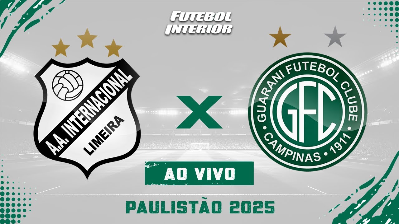 🔴 INTER DE LIMEIRA X GUARANI | 18/01/25 - CAMPEONATO PAULISTA SÉRIE A1 ...