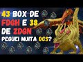 43 BOX FDGH E 38 BOX ZDGN QUANTAS OCS PEGUEI? - DIGIMON MASTERS ONLINE