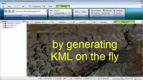 Geoweb3d and Google Earth