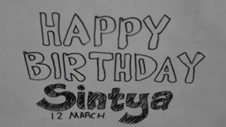 STOP MOTION HAPPY BIRTHDAY || Happy Birthday 22th Sintya Dewi