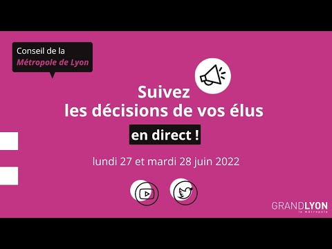 Conseil de la Métropole du mardi 28 juin