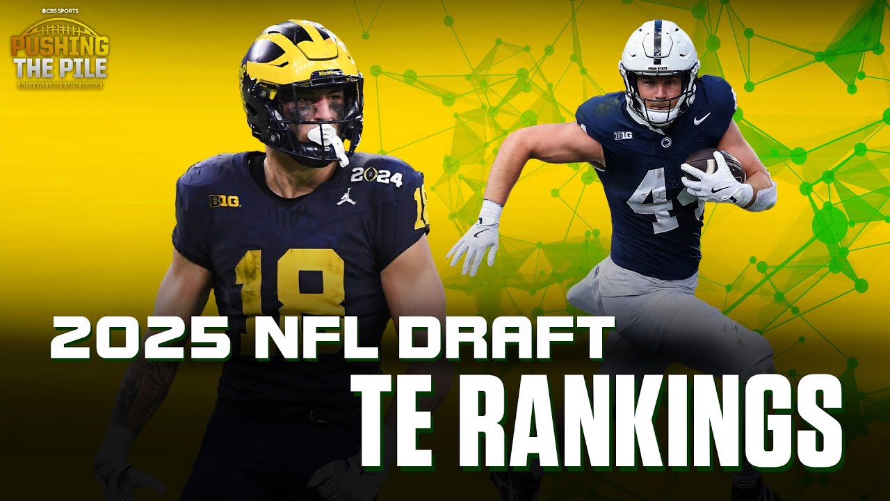 Colston Loveland or Tyler Warren - Who's No.1 in the Official 2025 NFL Draft TE Rankings | PTP
