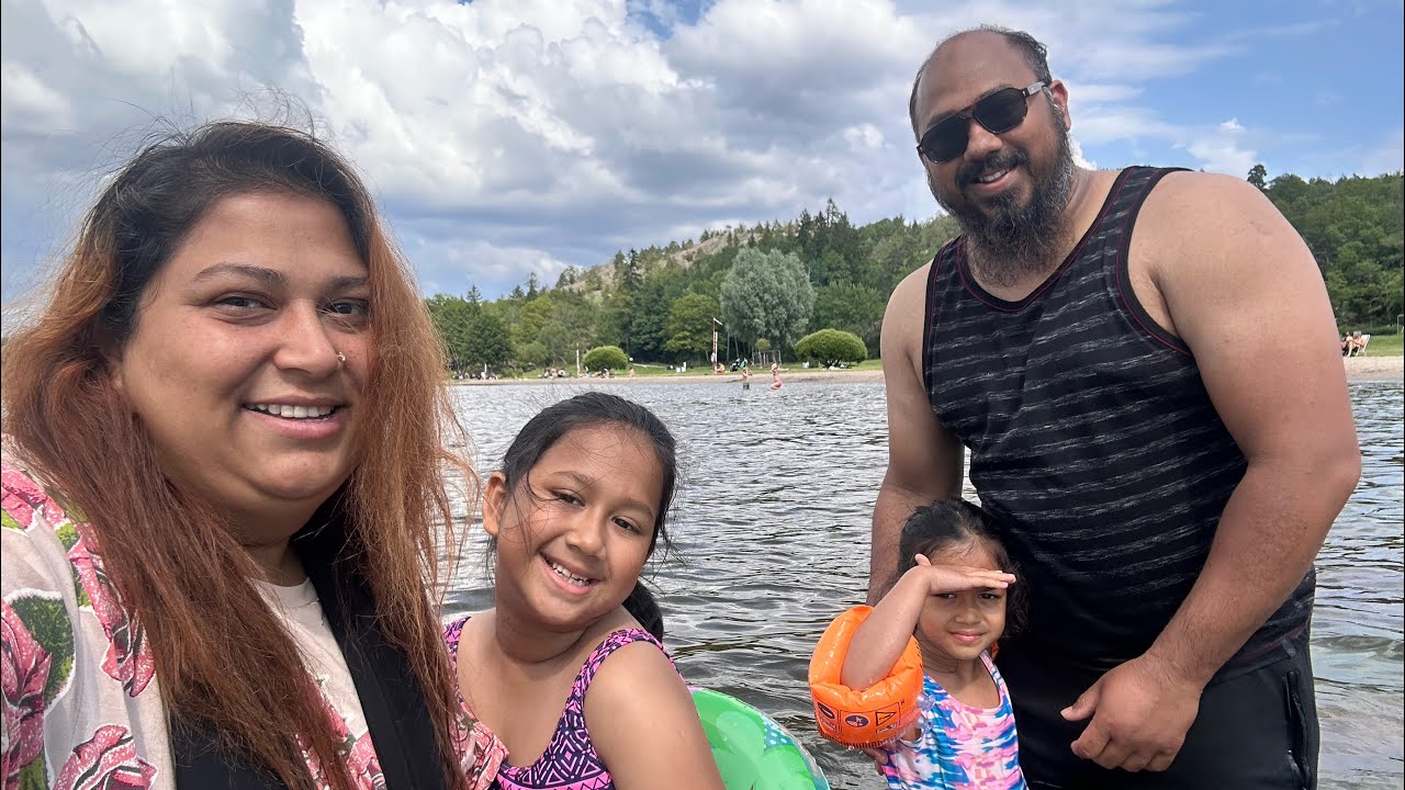 বাচ্চাদের সাথে লেকে সুইমিং করতে গেলাম সাথে আস্ত মুরগির রোস্ট করে নিলাম অনেক মজা করলাম খাবার দাবার 