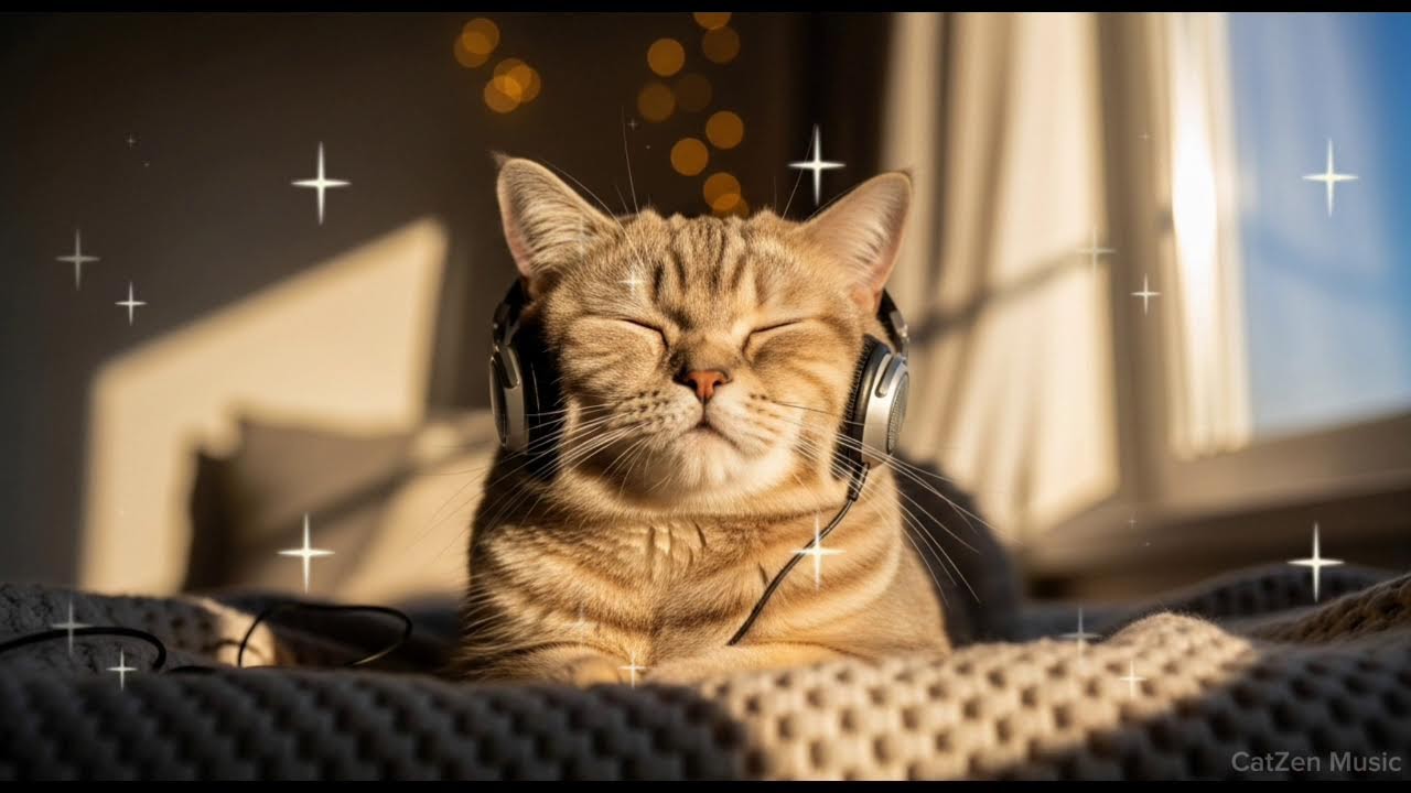 🔴 LIVE 10 HOURS – Relaxing Melodies to Calm Your Cats | Deep Sleep & Anxiety Relief