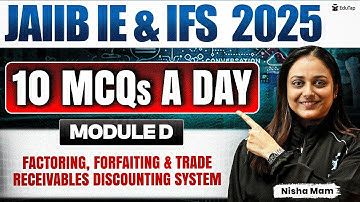 JAIIB Free Online MCQ Classes 2025 | JAIIB IE & IFS Factoring, Forfaiting & TReDS Imp MCQ Practice