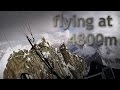 Paragliding above Weisshorn and Dent Blanche - Cret du Midi