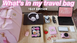 Whats In My Travel Tech Bag- My Travel Essentials