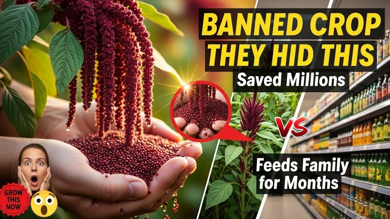 Miracle Crop That Saved Millions From Starvation GROW IT NOW. They Don't Want You Growing It
