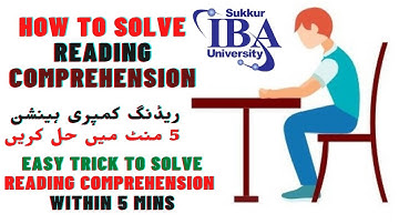 PST/JEST Preparation | How to Solve Reading comprehension | Solve Reading Comprehension in 5 Minutes