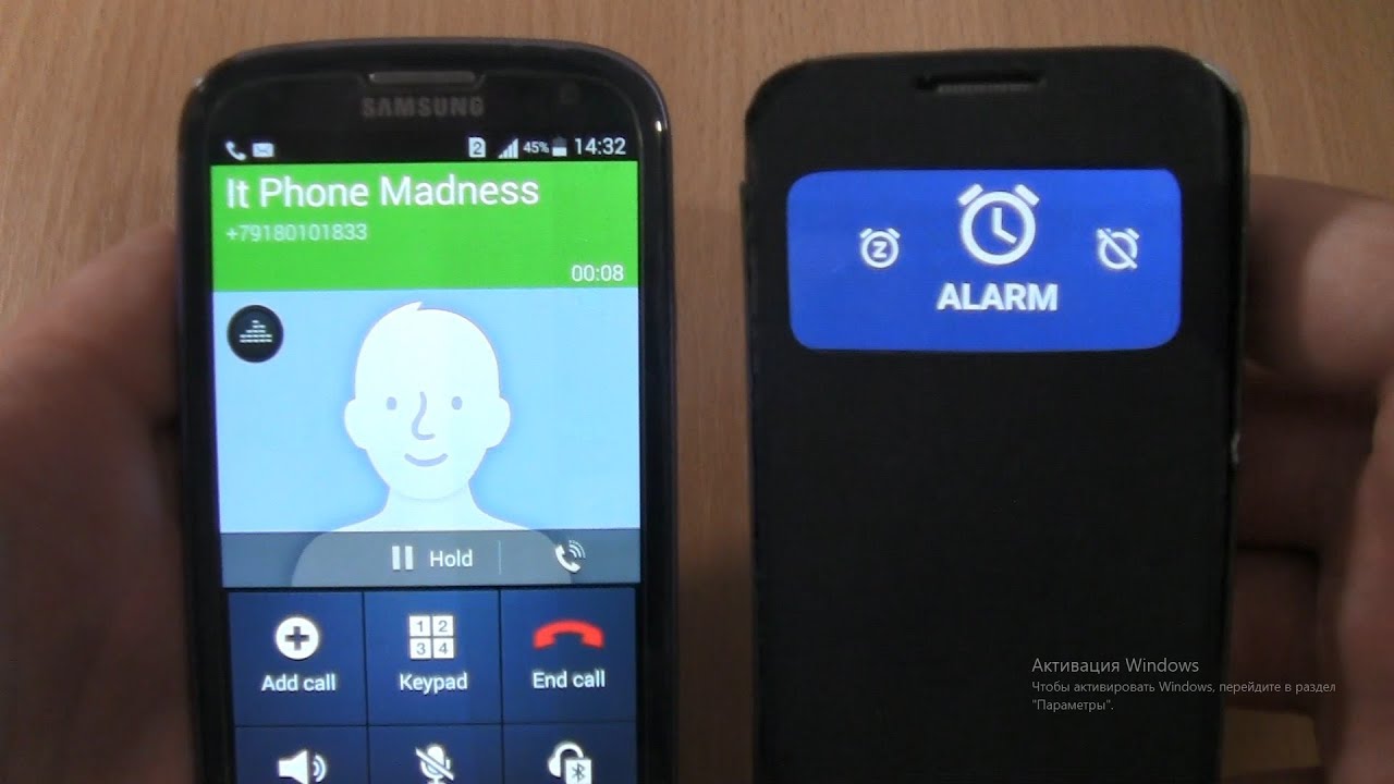 call&Alarms clock at the Same Time Samsung Galaxy S3 duos+S4