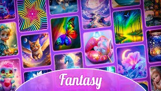 Fantasy Color-Color by Number (by Mint Games) IOS Gameplay Video (HD) screenshot 3