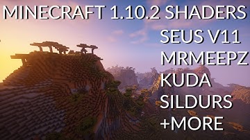 Minecraft 1.10.2 Shaders Comparison With FPS