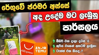අද මට ⚡️කුරිය එකෙන් ගෙදරටම ලැබුන Package එක බලමු  #aliexpress #temushoppig