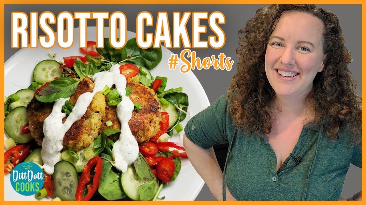 Air Fryer Risotto Cakes SHORTS Instant Pot Teacher