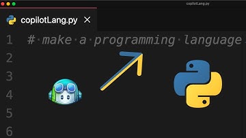 Can Github Copilot make a programming language?