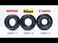 Pentax SMC 50mm 1.7  vs Nikon AIS 50mm 1.8 vs Canon FD 50mm 1.8 | Fujifilm X-T3