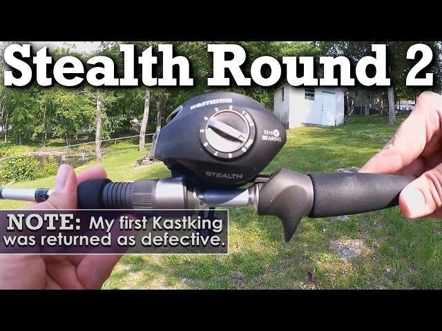 KastKing Carbon Stealth Baitcast Reel - Testing My Replacement 