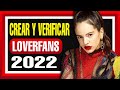 Como CREAR Y VERIFICAR LoverFans ❣ 2022 (En 24 Horas) ✅ | PASO A PASO | 🌐LoverFans.com #LoverFans