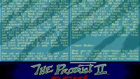 The Product 2 smooth scrolling from 1996