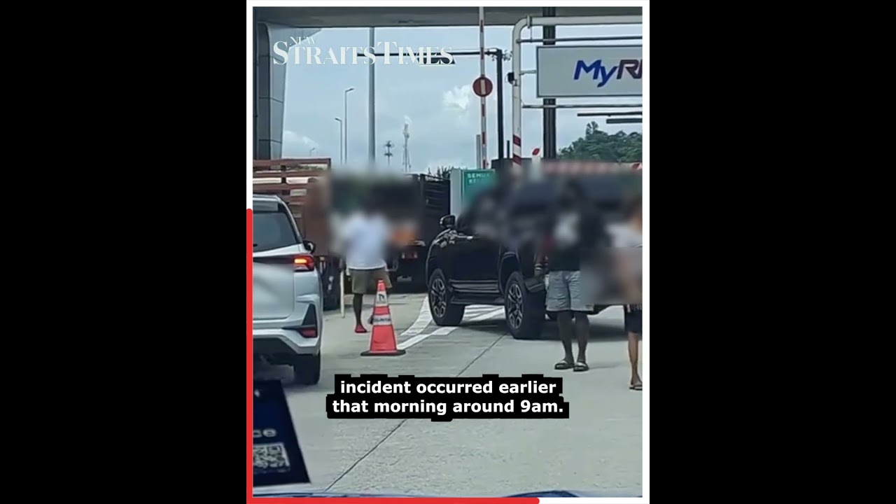 Police hunt two after aggressive act at toll plaza