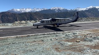 Landing at Talcha Airport