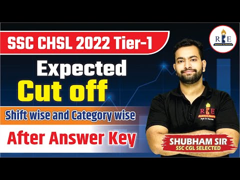 SSC CHSL 2022 Tier-1 Expected Safe Score by Shubham Jain Sir (RBE)