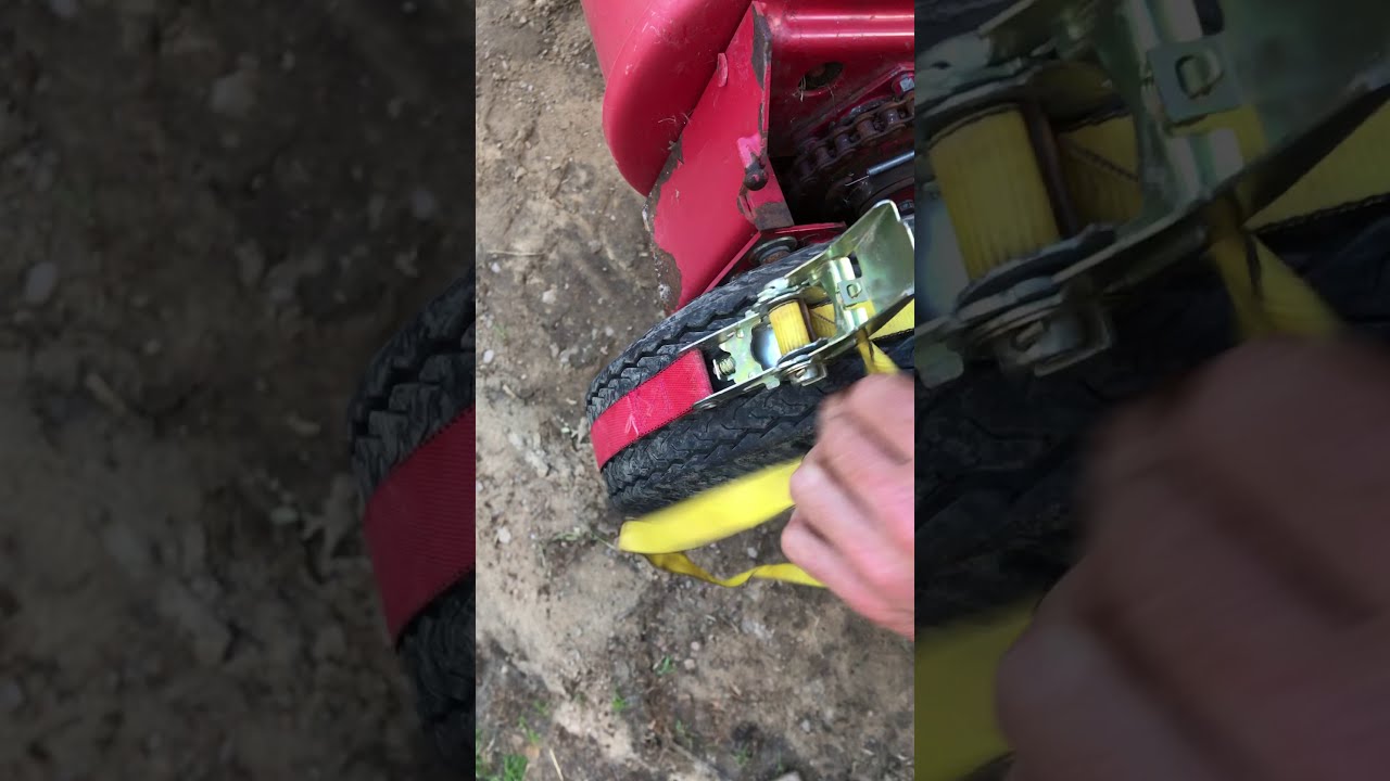 how to set the bead on a tubeless tire with a ratchet strap YouTube