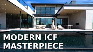 ICF Modern Home Tour | Rooftop Deck, Infinity Pool, Floating Stairs, Wine Lounge & Hill Country View