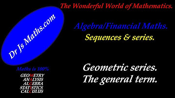 Series - Geometric - General Term