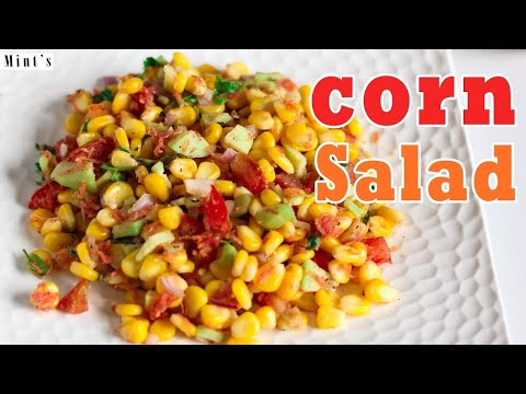 Sweet Corn Salad Recipe - Easy Salad Recipe In Hindi