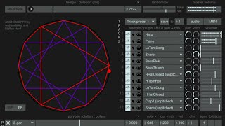 Triangles Inscribed | XronoMorph Live Performance + Improv